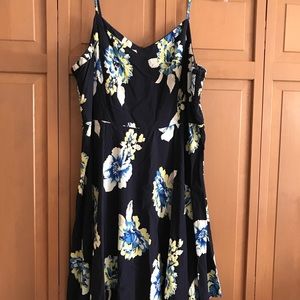 Navy Floral Sundress